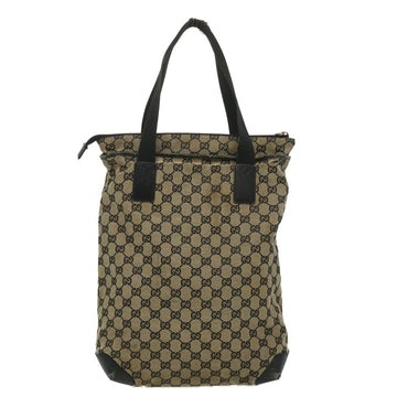GUCCI GG Canvas Tote Bag Beige ti667