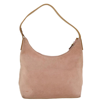 GUCCI Shoulder Bag Suede Pink ti668