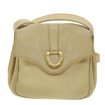 GUCCI Shoulder Bag Leather Beige 007 1014 0201 ti909