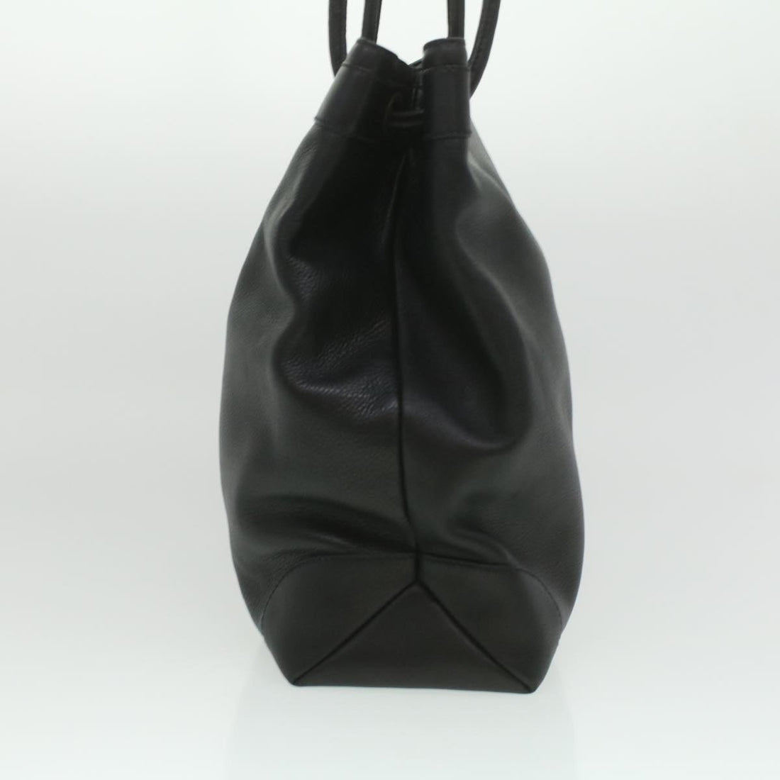 GUCCI Shoulder Bag Leather Black ti935