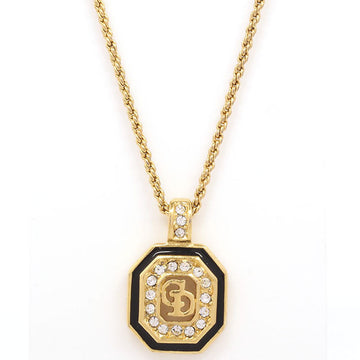Vintage Christian Dior Octagon Frame Necklace