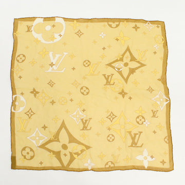 LOUIS VUITTON Scarf silk Beige Women
