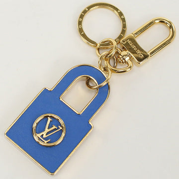 LOUIS VUITTON M00820 charm Portocle LV Lively Bag charm metal Blue Gold(Back=Pink) unisex