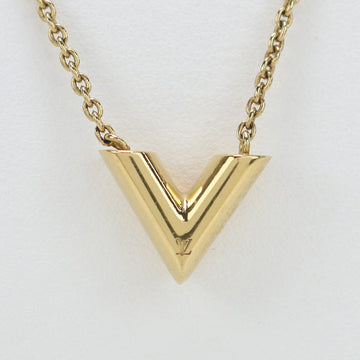 LOUIS VUITTON M61083 Necklace ? Essential V Necklace metal gold Women