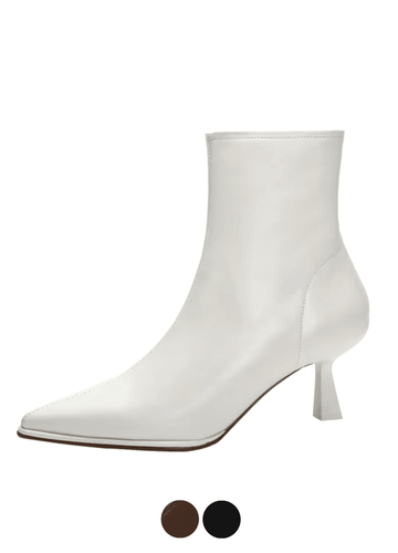 Makersluxe Shoes Alba Women's Leather Ankle Boots