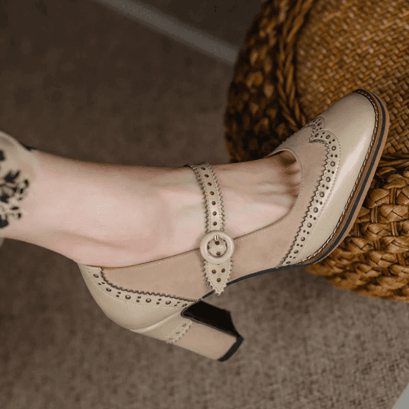 Makersluxe Shoes Albany Women's Brogues Pump Shoes