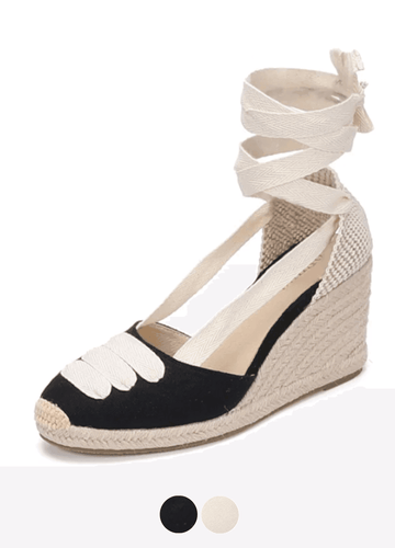 Makersluxe Shoes Albertina Women's Espadrille Wedges Sandals