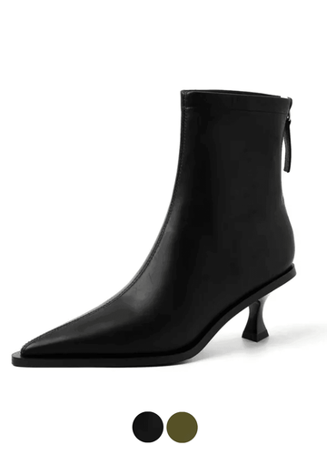 Makersluxe Shoes Alina Women's Pointed Toe Ankle Boots