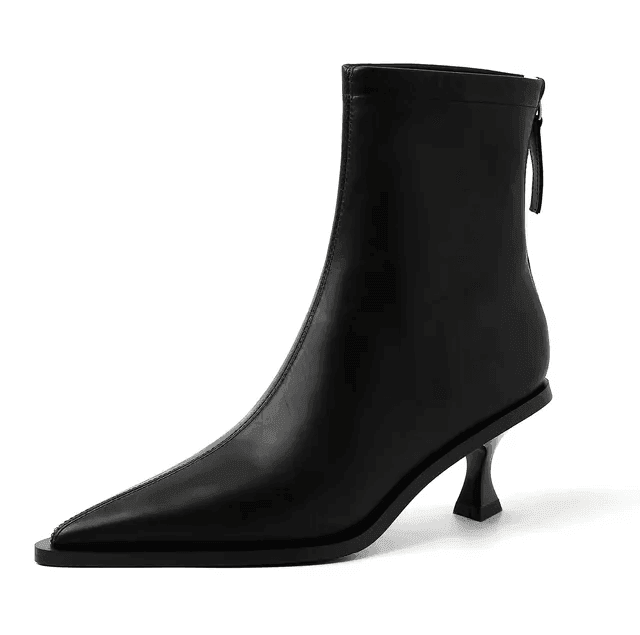 Makersluxe Shoes Alina Women's Pointed Toe Ankle Boots