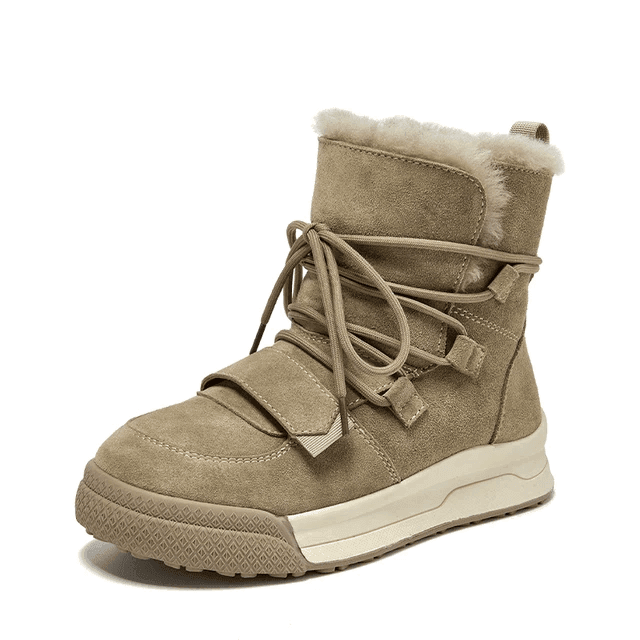 Makersluxe Shoes Angel Women's Winter Leather Boots