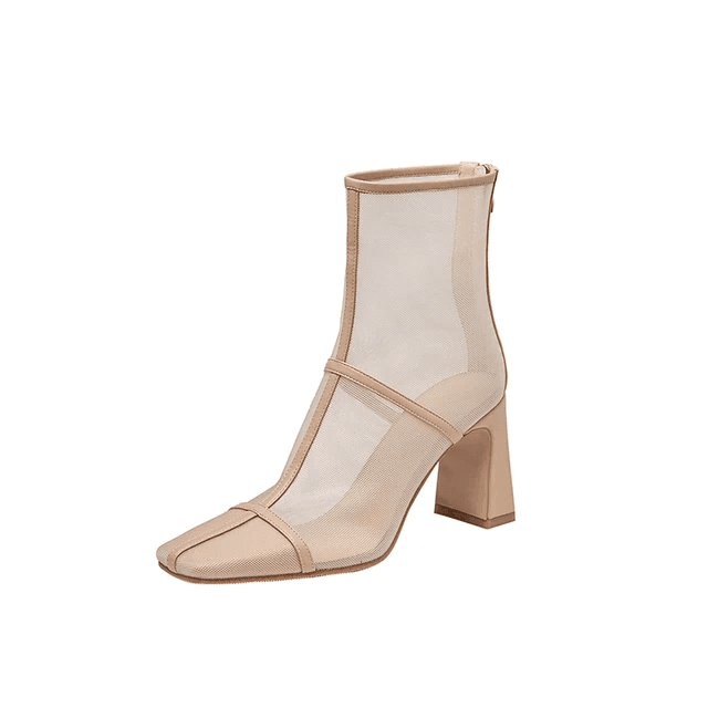 Makersluxe Shoes Anne Women's Square Toe Boots