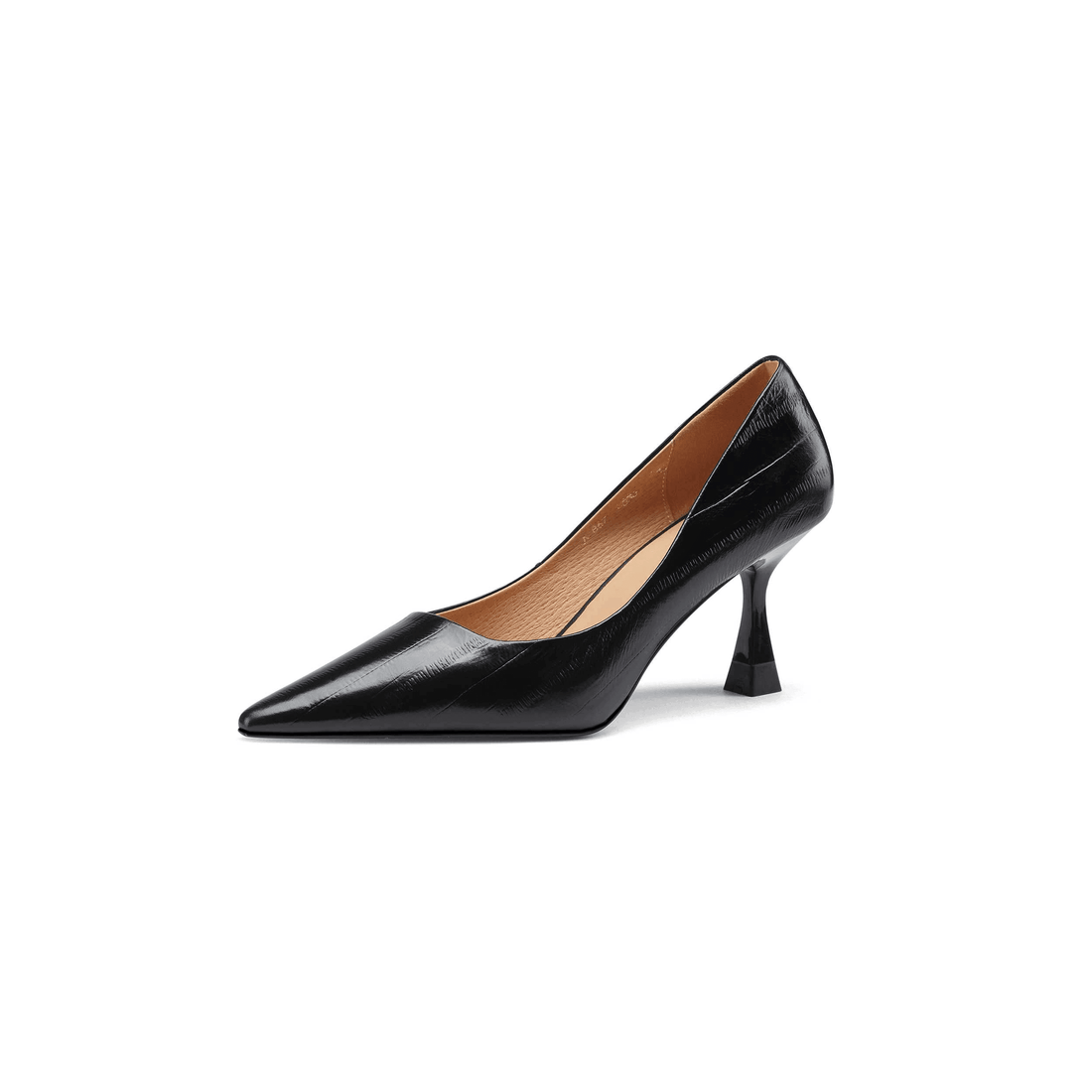 Makersluxe Shoes Begonia Women's Leather Pointed Toe Pumps