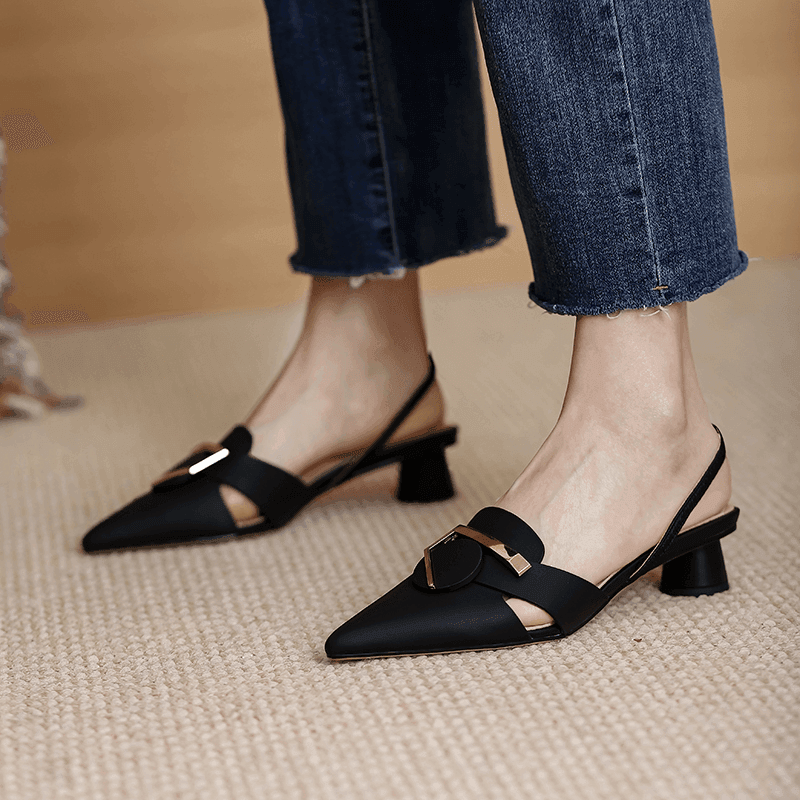 Makersluxe Shoes Briyi Women's Pointed Toe Sandal