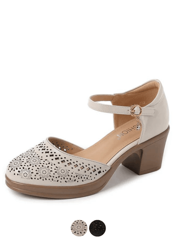 Makersluxe Shoes Celina Women's Hollow Summer Sandals