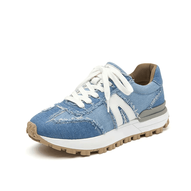 Makersluxe Shoes Clara Women's Lace Up Leather Sneaker