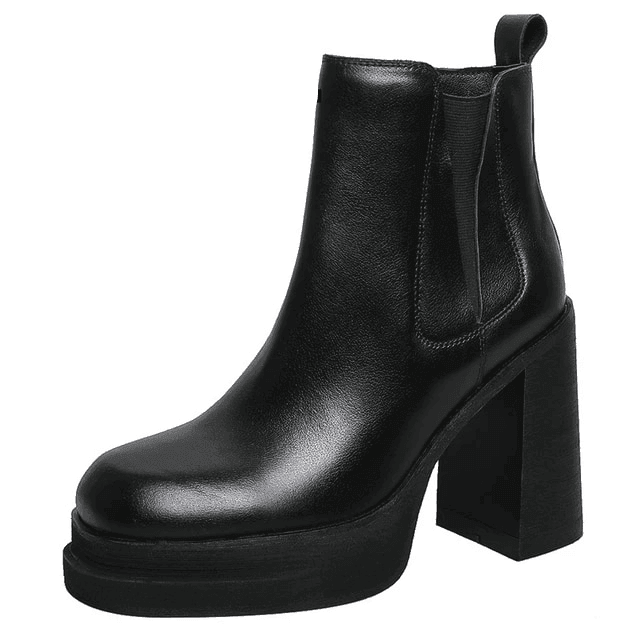 Makersluxe Shoes Cony Women's Square Toe Platform Boots