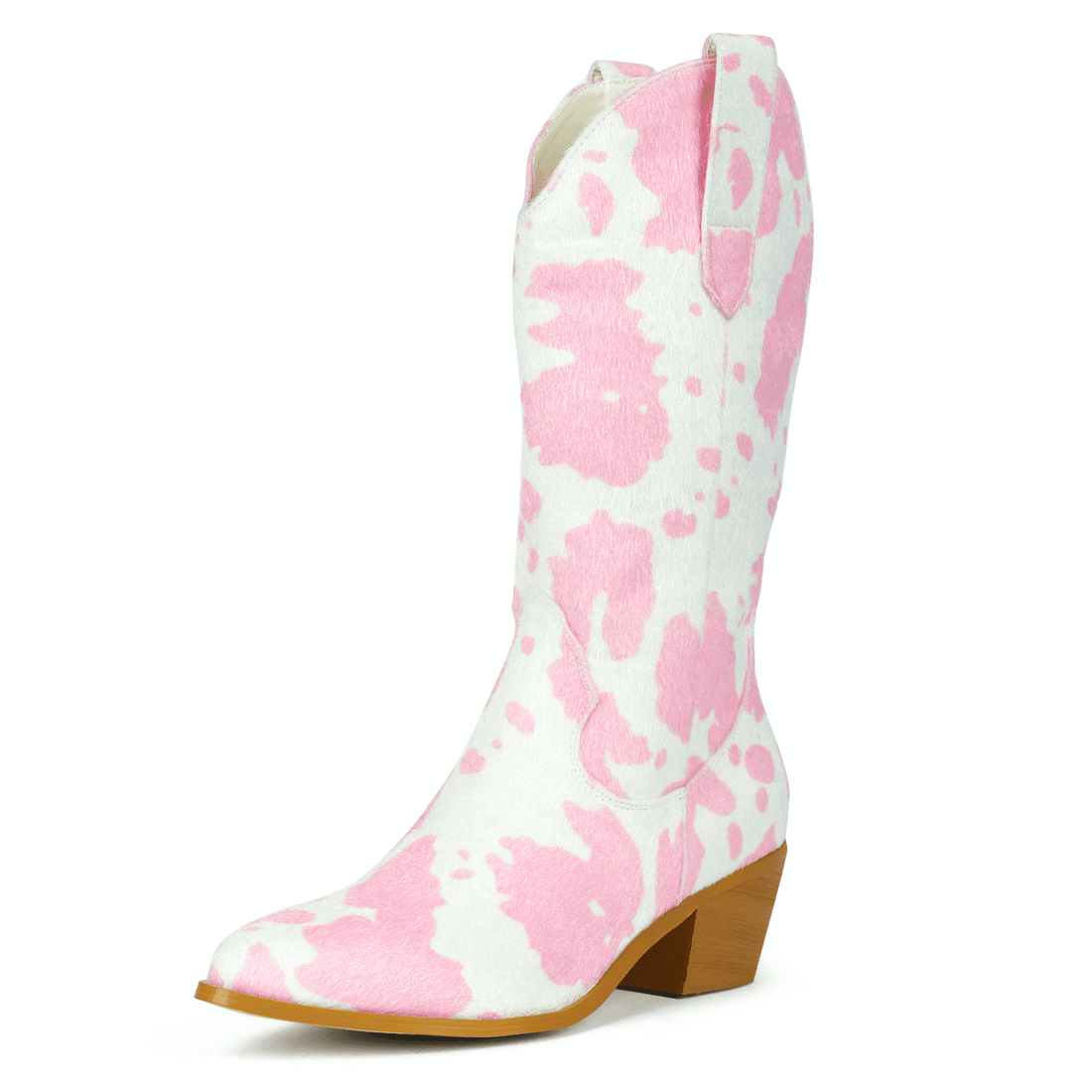 Makersluxe Shoes Darana Women's Slip-On Mid Calf Western Boots