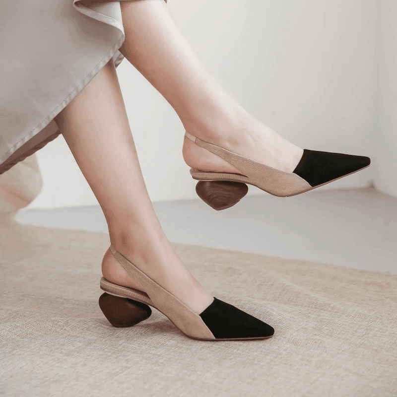 Makersluxe Shoes Delia Women's Leather Sandal