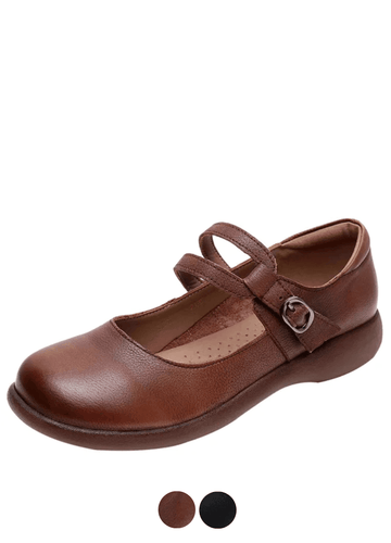 Makersluxe Shoes Elida Women's Leather Flats Loafer