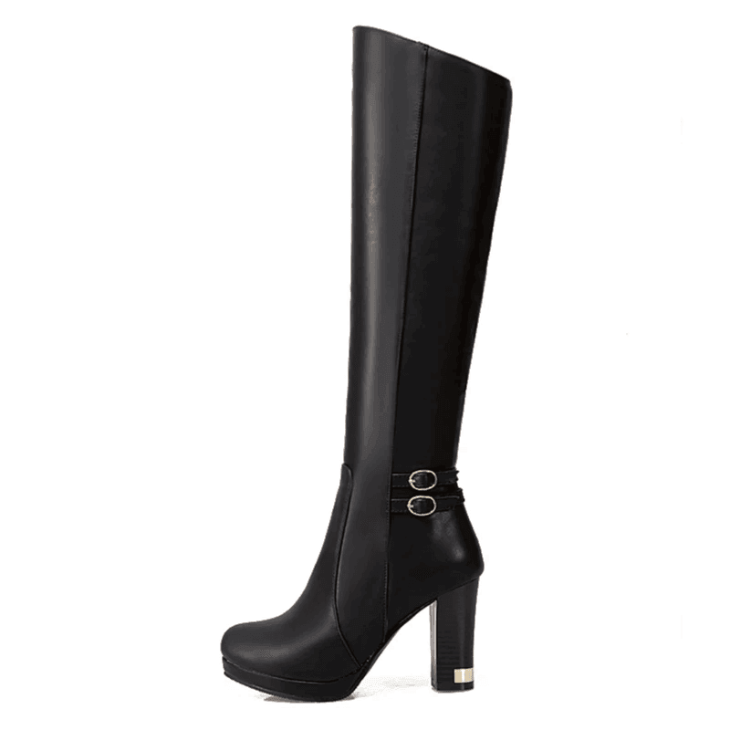 Makersluxe Shoes Emiliana Women's Fashion Knee High Boots
