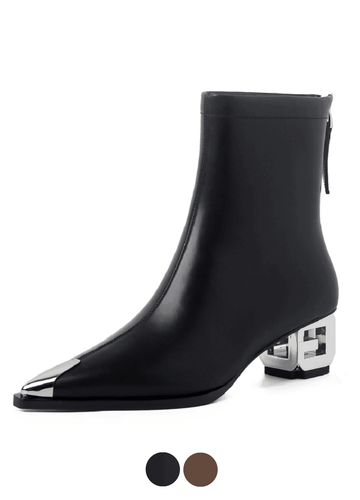 Makersluxe Shoes Esnevi Women's Fashion Pointed Toe Boots