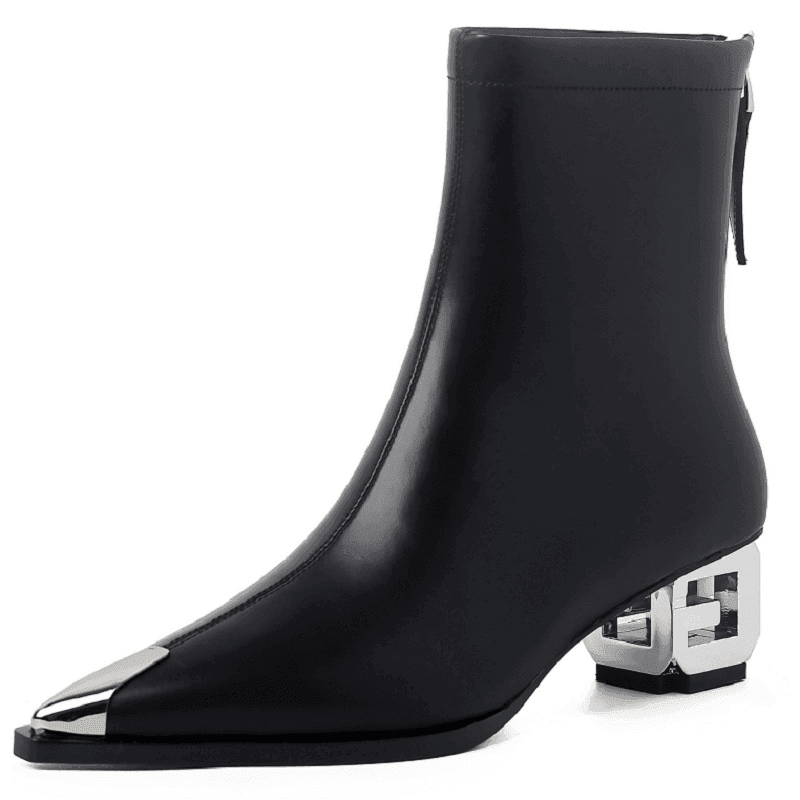 Makersluxe Shoes Esnevi Women's Fashion Pointed Toe Boots