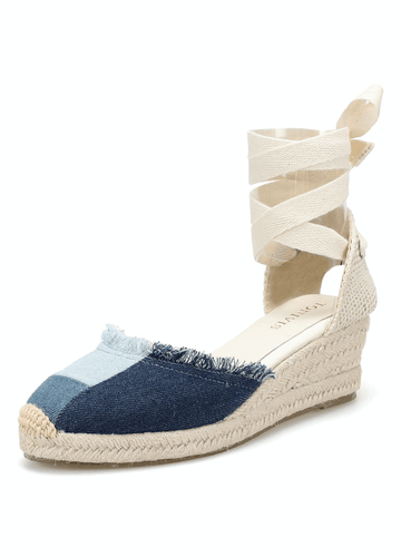 Makersluxe Shoes Felipa Women's Wedge Low Heels Sandals