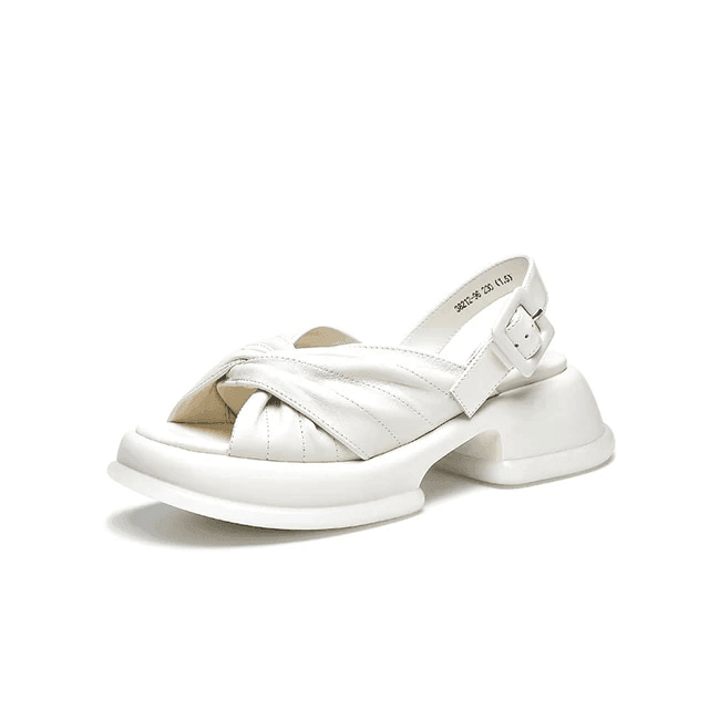 Makersluxe Shoes Gracia Women's Leather Sandal