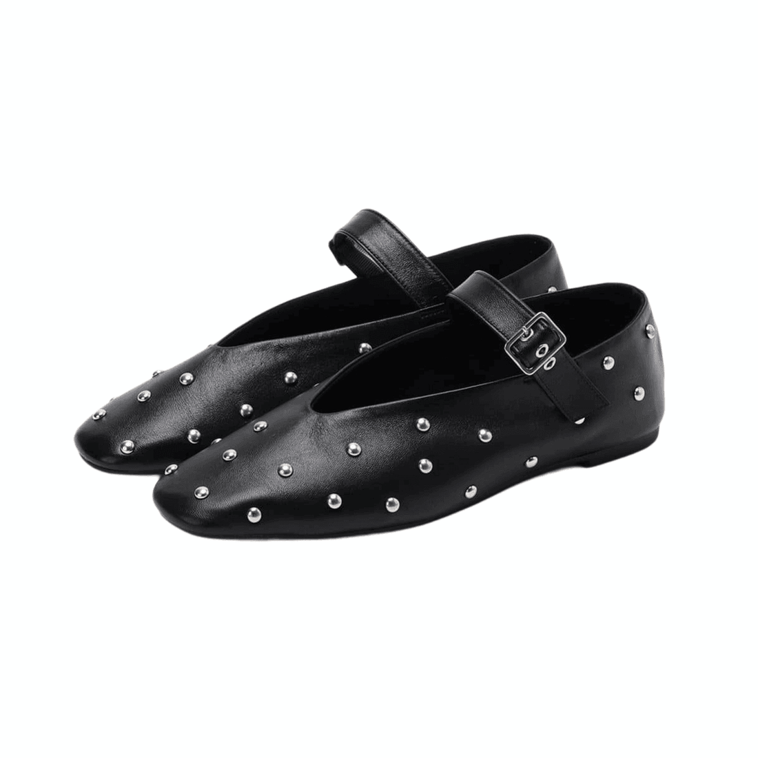 Makersluxe Shoes Josefa Women's Buckle Strap Flats