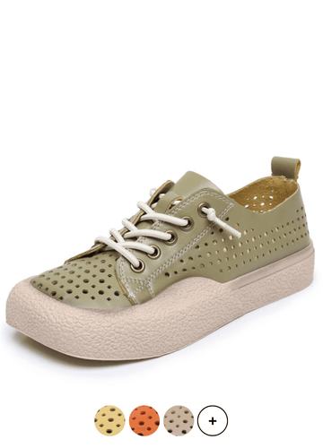 Makersluxe Shoes Karoli Women's Square Toe Platform Sneakers