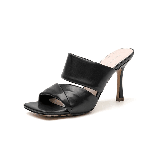 Makersluxe Shoes Lameda Women's Leather High Heel Sandals