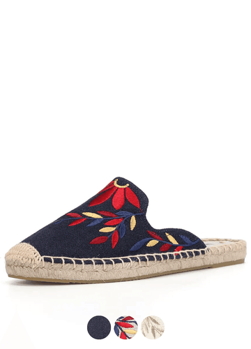 Makersluxe Shoes Libia Women's Espadrilles Hemp Summer Mules