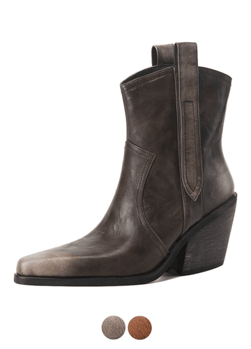 Makersluxe Shoes Linares Women's Cowboy Leather Boots