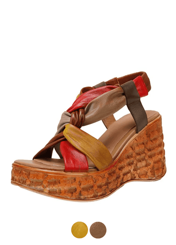 Makersluxe Shoes Lorena Women's Summer Wedges Sandals
