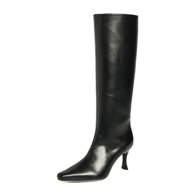 Makersluxe Shoes Lucrecia Women's Leather Long Boots