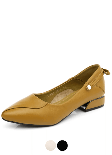 Makersluxe Shoes Lupe Women's Low-Heel Dress Pumps
