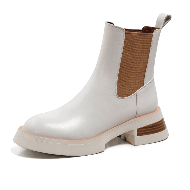Makersluxe Shoes Macarena Women's Leather Chelsea Full Boots