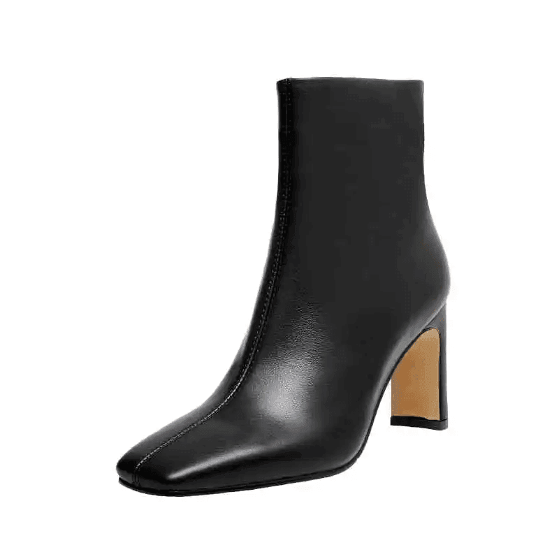 Makersluxe Shoes Maglo Women's Square Toe Ankle Boots