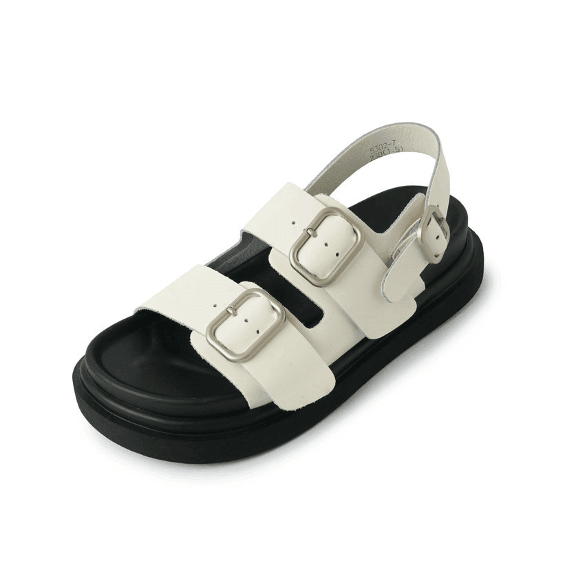 Makersluxe Shoes Malena Women's Buckle Spring Sandals