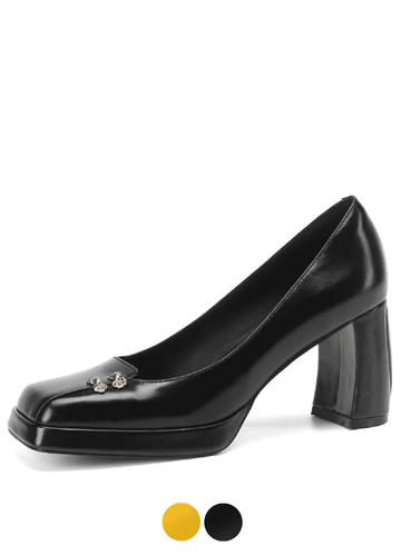 Makersluxe Shoes Malena Women's Square Toe Pumps Shoes