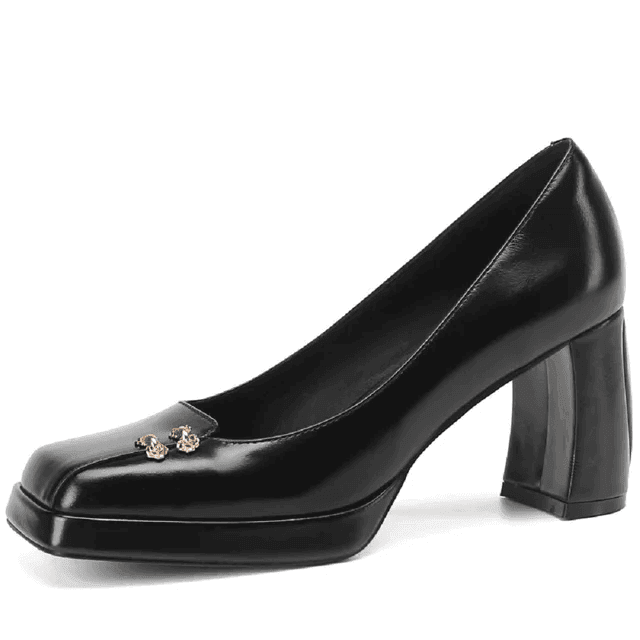 Makersluxe Shoes Malena Women's Square Toe Pumps Shoes