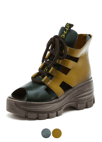 Makersluxe Shoes Margi Women's Open Toe Platform Sandals