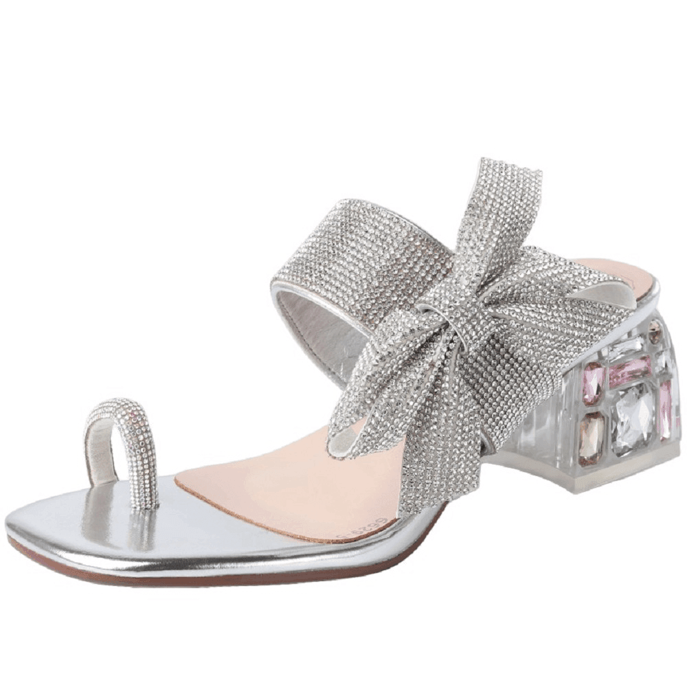 Makersluxe Shoes Matilda Women's Crystal Twine Sandals