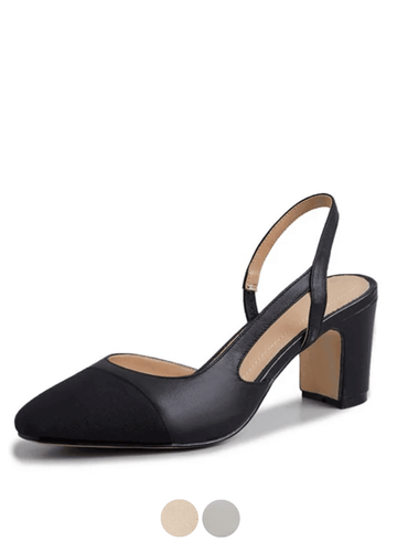 Makersluxe Shoes Nayi Women's Square Heel Pumps