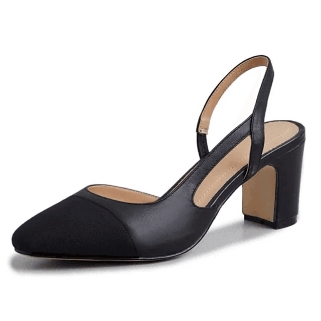 Makersluxe Shoes Nayi Women's Square Heel Pumps