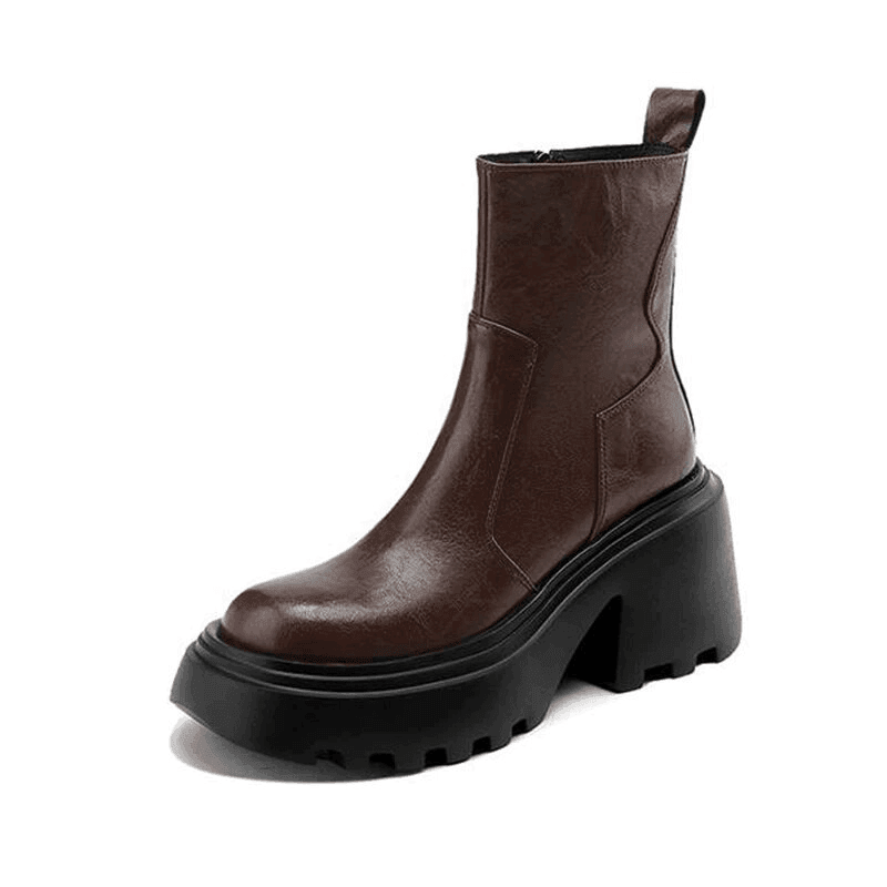 Makersluxe Shoes Noe Women's Ankle Leather Boots
