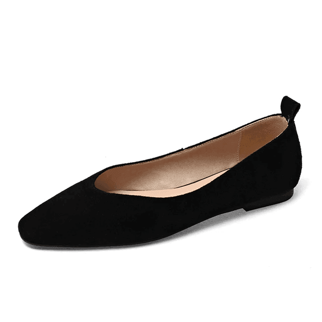 Makersluxe Shoes Norkis Women's Leather Casual Flat Shoes