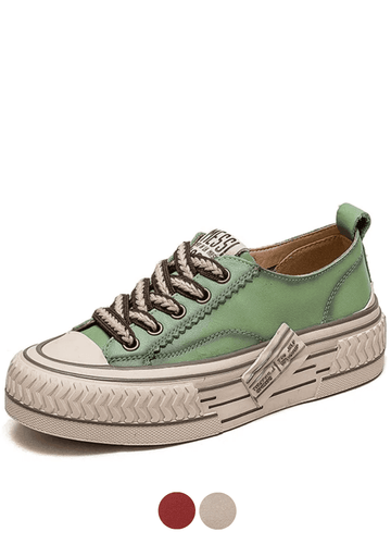 Makersluxe Shoes Norys Women's Comfortable Lace Up Sneakers