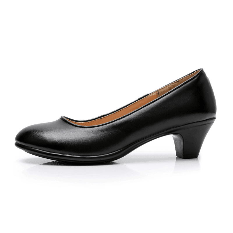 Makersluxe Shoes Nubia Women's Round Toe Pumps
