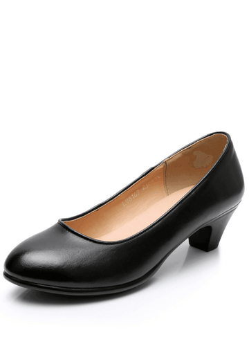 Makersluxe Shoes Nubia Women's Round Toe Pumps